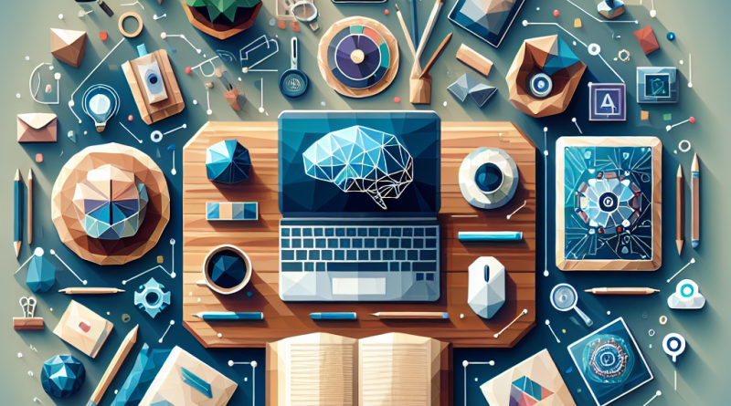 Illustration of writing in notebooks with tablets nearby in a home office setups setting, with a creative mood.