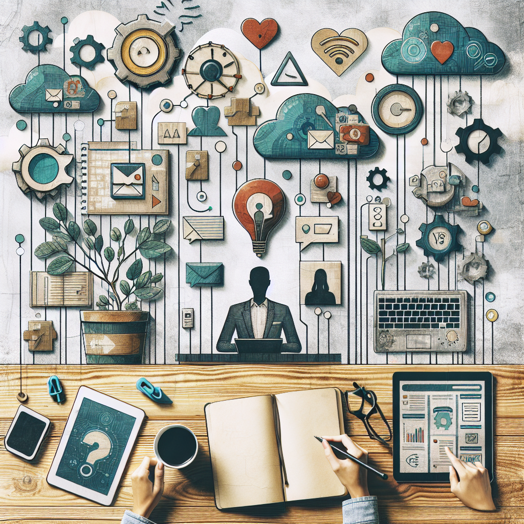 Illustration of writing in notebooks with tablets nearby in a legacy business interiors setting, with a relaxed mood.