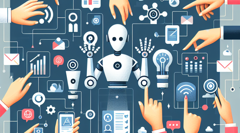 Illustration of hands using ai-powered tools in a minimalist tech environments setting, with a determined mood.